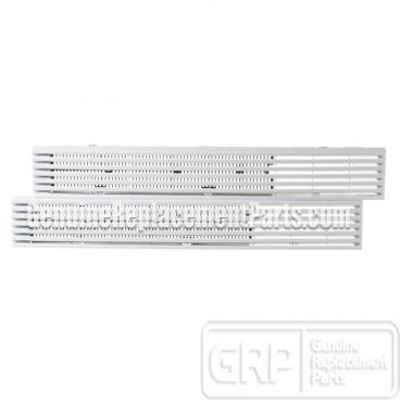 GE Part# WB07X10776 Grille Assembly (OEM) White