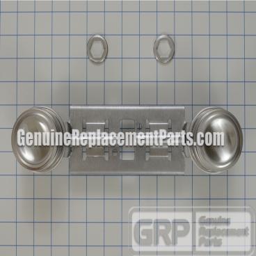 GE Part# WB16K10026 Double Burner Assembly (OEM)