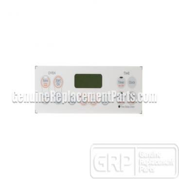 GE Part# WB27K10170 Control Panel Overlay - White (OEM)