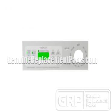 GE Part# WB27T10126 Nameplate Overlay Assembly (OEM)