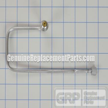 GE Part# WB28K10190 Surface Burner Tube and Orifice (OEM) (Left Front)