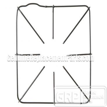 GE Part# WB62K0030 Gas Burner Grate (OEM) Black