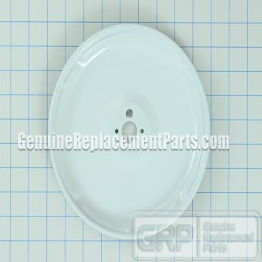 GE Part# WB31K5081 White Porcelain Burner Bowl - Small (OEM)