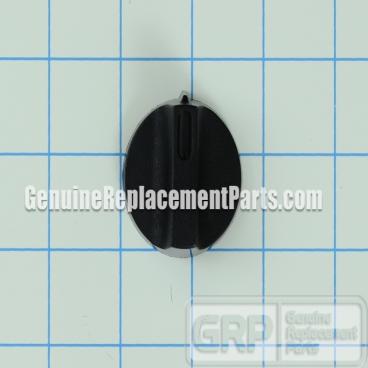 GE Part# WB03K5046 Burner Control Knob (OEM) Black