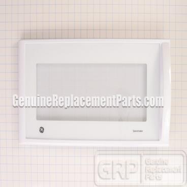 GE Part# WB56X10433 Door Assembly (OEM) White