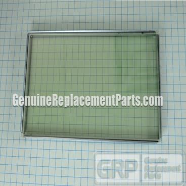 GE Part# WB56X22160 Door Glass Assembly (OEM)