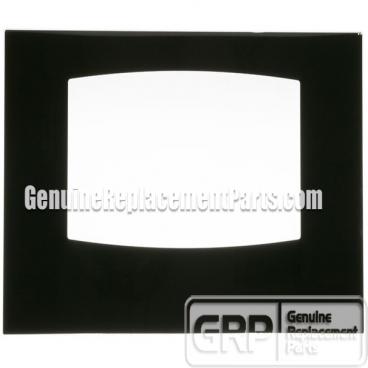 GE Part# WB57K10076 Door Glass (OEM) Black