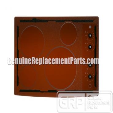 GE Part# WB62T10584 Maintop Glass Assembly (OEM)