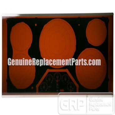 GE Part# WB62X24225 Maintop Glass and Frame Assembly (OEM)