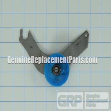 GE Part# WE01X10218 Idler Arm Assembly (OEM) with Pulley