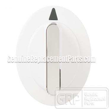 GE Part# WE01X22616 Control Knob Assembly (OEM) White
