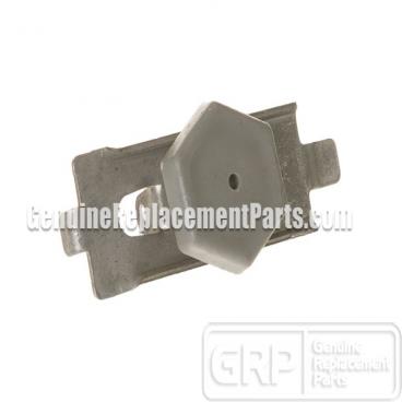GE Part# WE1M467 Leveling Leg and Bracket Assembly (OEM) Front