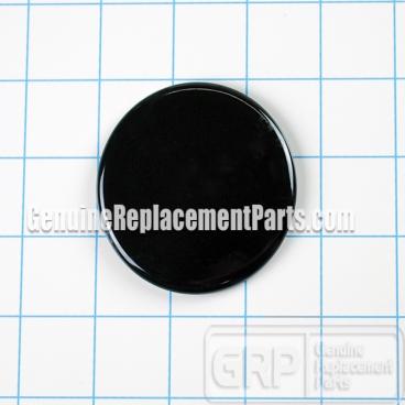Whirlpool Part# WP3191901 Medium Surface Burner Cap - Black (OEM)