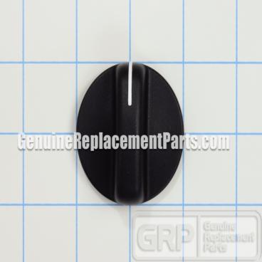 Whirlpool Part# WP3196231 Burner Knob (Black) (OEM)