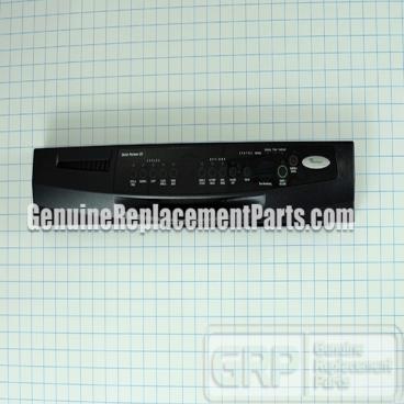 Whirlpool Part# WP3385741 Console Assembly (Black) (OEM)