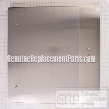 Whirlpool Part# W10137623 Front Cover-Outer Door Panel (stainless) (OEM)