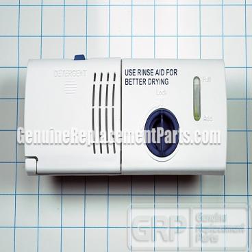 Whirlpool Part# WPW10224428 Detergent and Rinse Aid Dispenser (OEM)