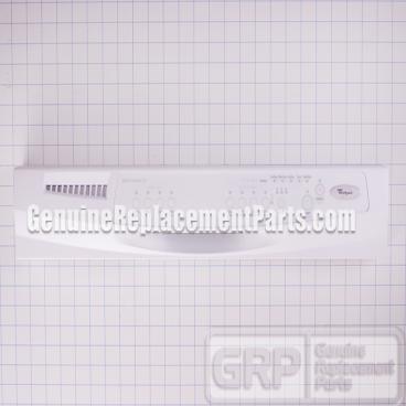 Whirlpool Part# W10459140 Touchpad Control Panel - White (OEM)