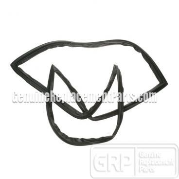 GE Part# WR24X10080 Refrigerator Door Gasket (OEM) Black